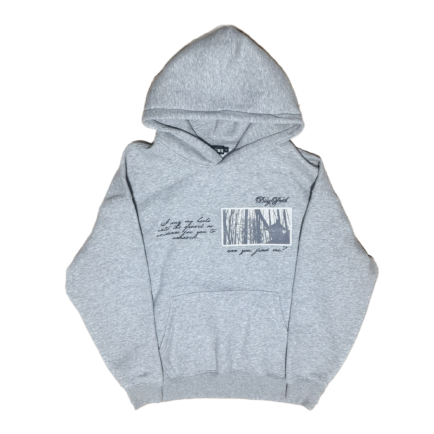 DRAG PATH OVERSIZED HOODIE (SMALL)